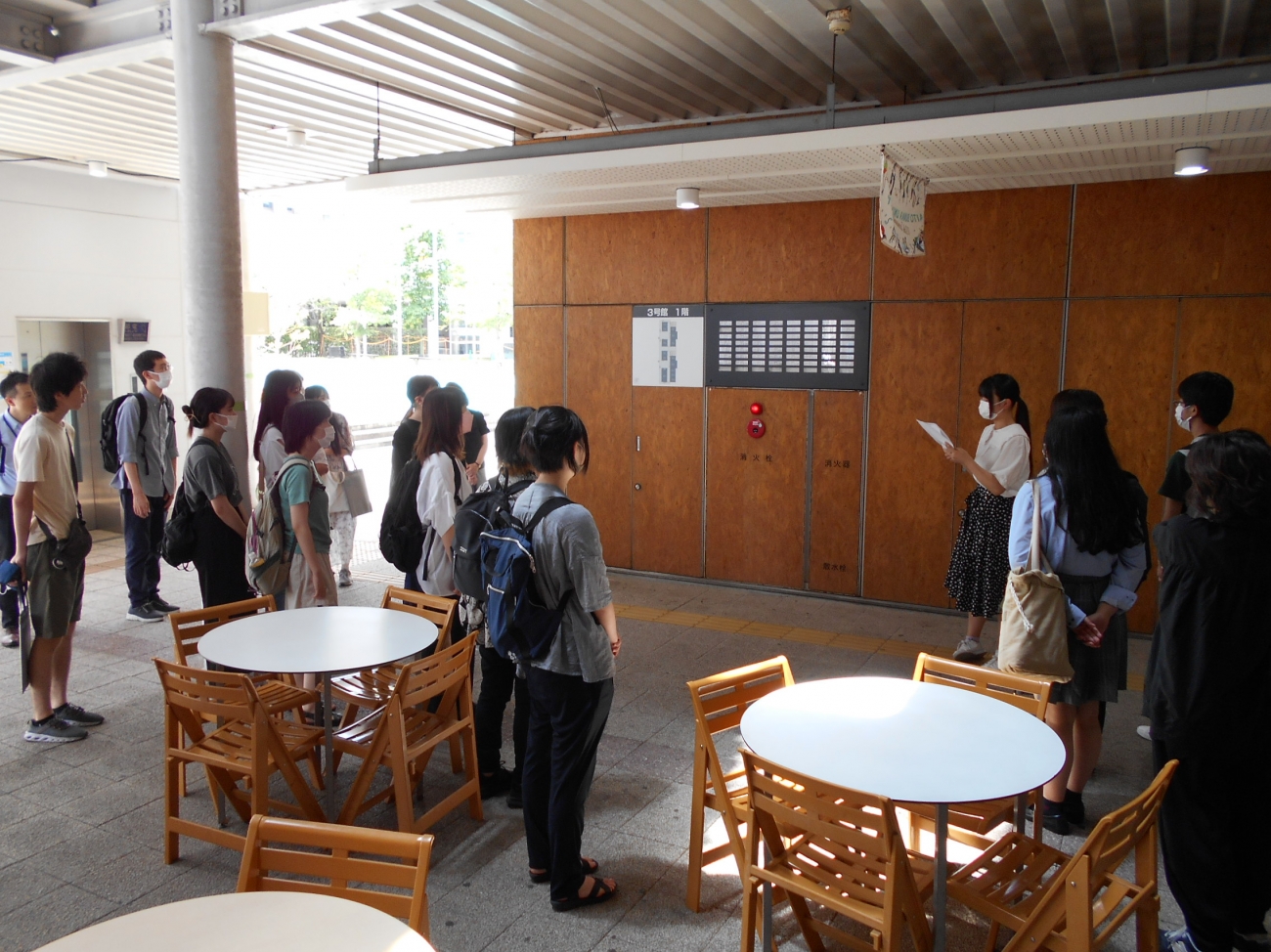 学生による東京板橋キャンパスのキャンパスツアー