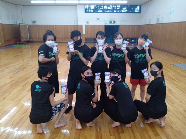 モダンダンス部：
テレビ出演等、100周年のイベントに関わることができて大変光栄です。応援を胸に、さらに高みを目指せるよう頑張ります！