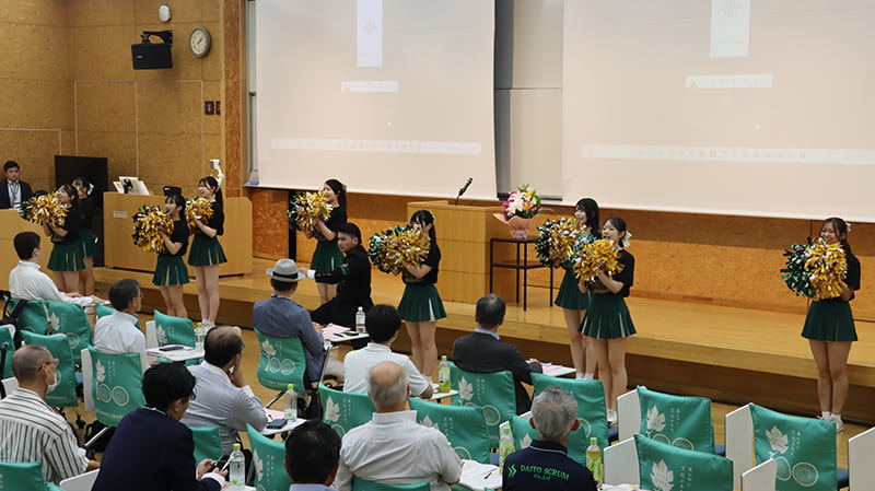 全學應援團による演舞