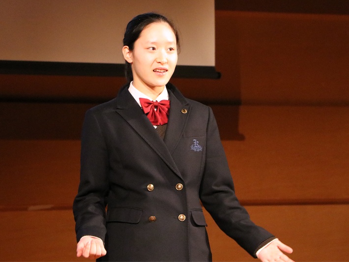 松倉紗友里さん（関西大学第一高等学校1年）