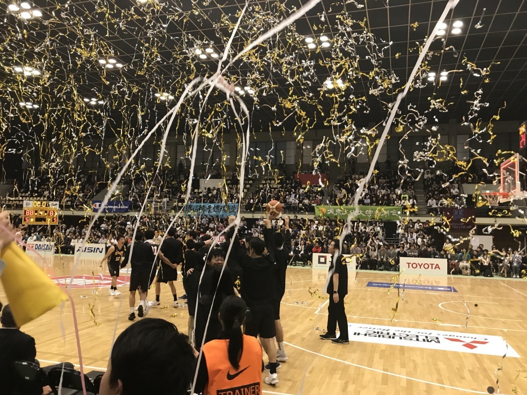 優勝の瞬間