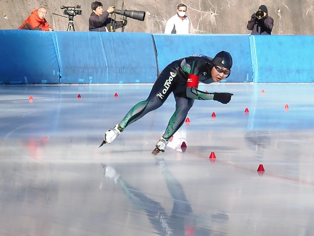 粘り強い走りで3000ｍ8位に入賞した熊谷選手