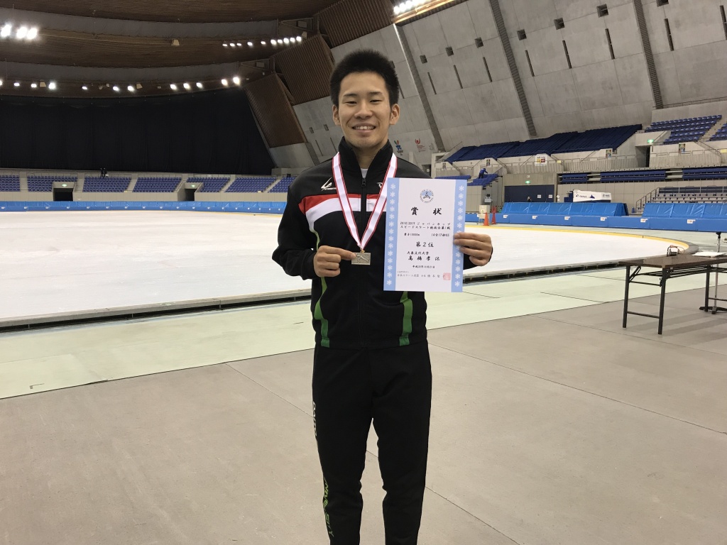 男子1000m第2位 高橋孝汰選手