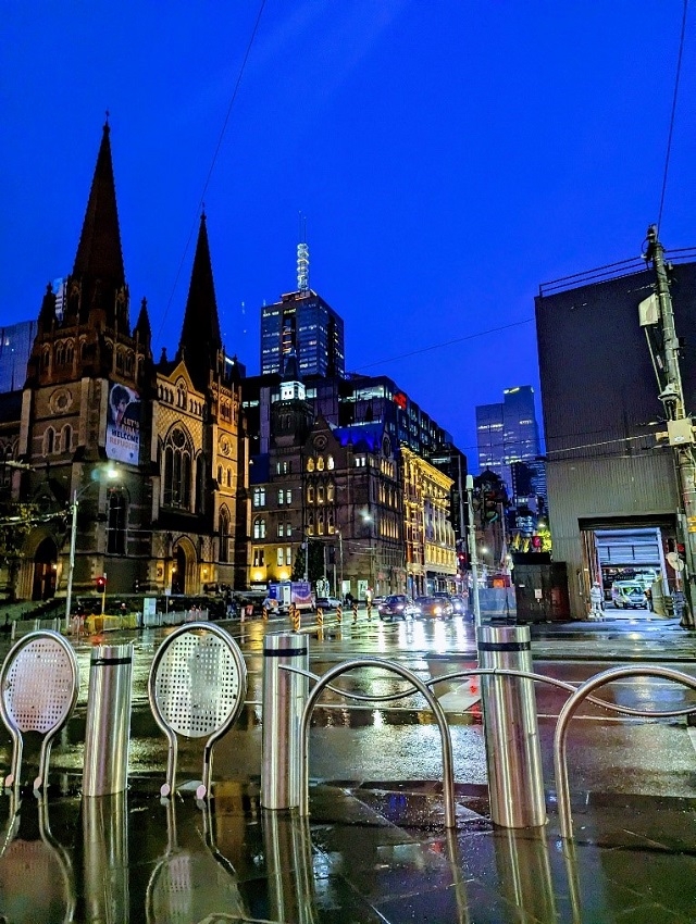 Melbourneの街並み