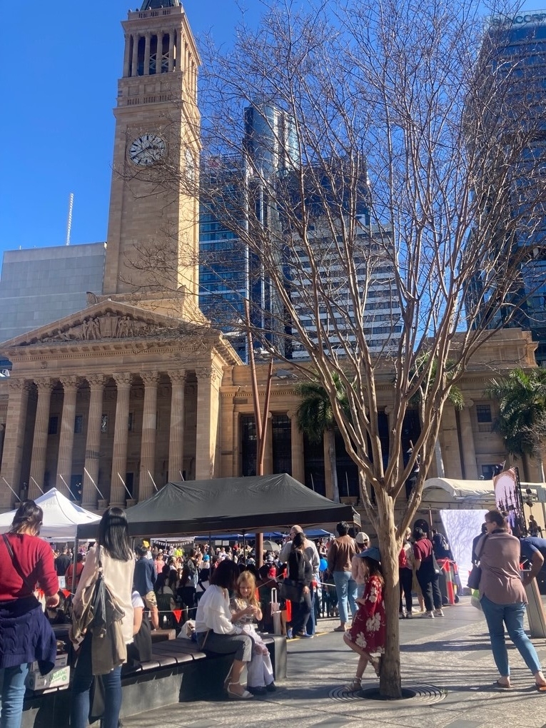 Brisbane city で行われた韓国フェスティバルの様子