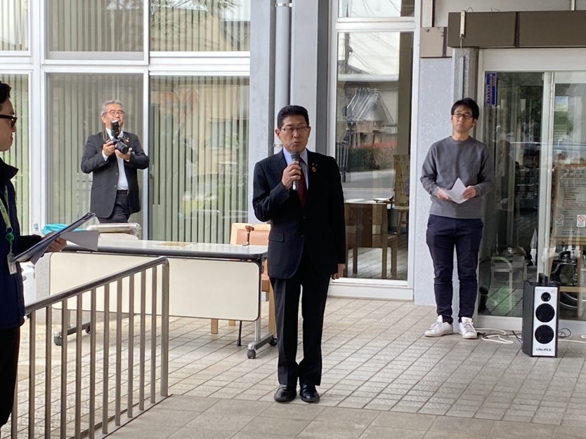 ・東松山市長　森田　光一様　ご挨拶