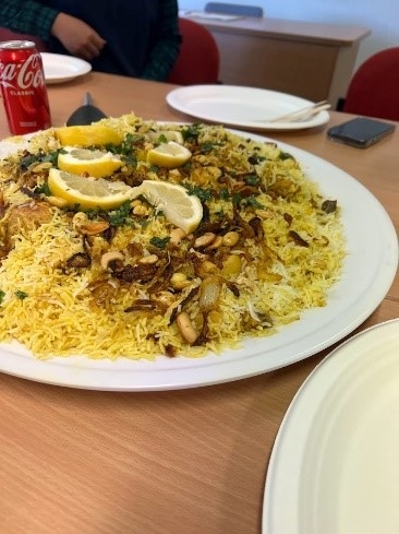 サウジアラビアから来た友人が作ったサウジアラビア料理