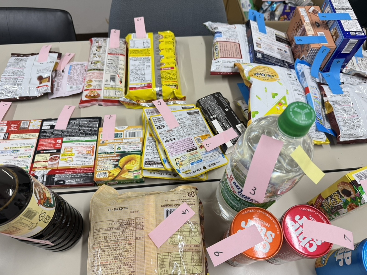 仕分け作業