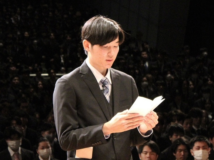 経済学部　現代経済学科　武政 和馬さん