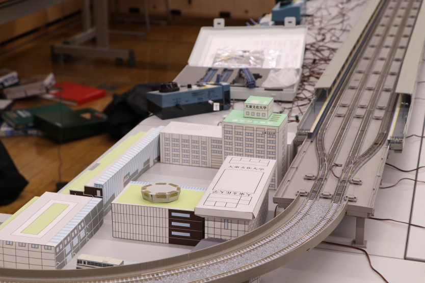 鉄道研究会のメンバーが作成した板橋キャンパス