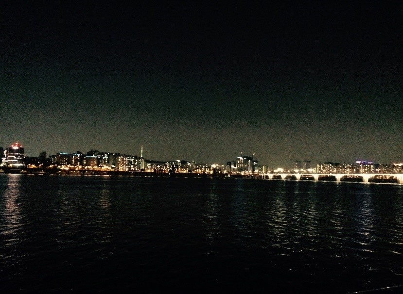 夜の漢江
