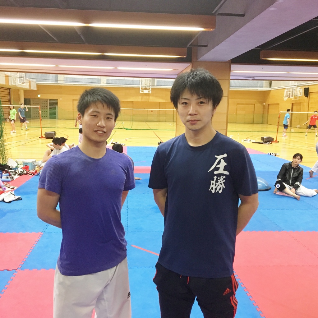 竹内一さん（左）と内村嵐さん（右）