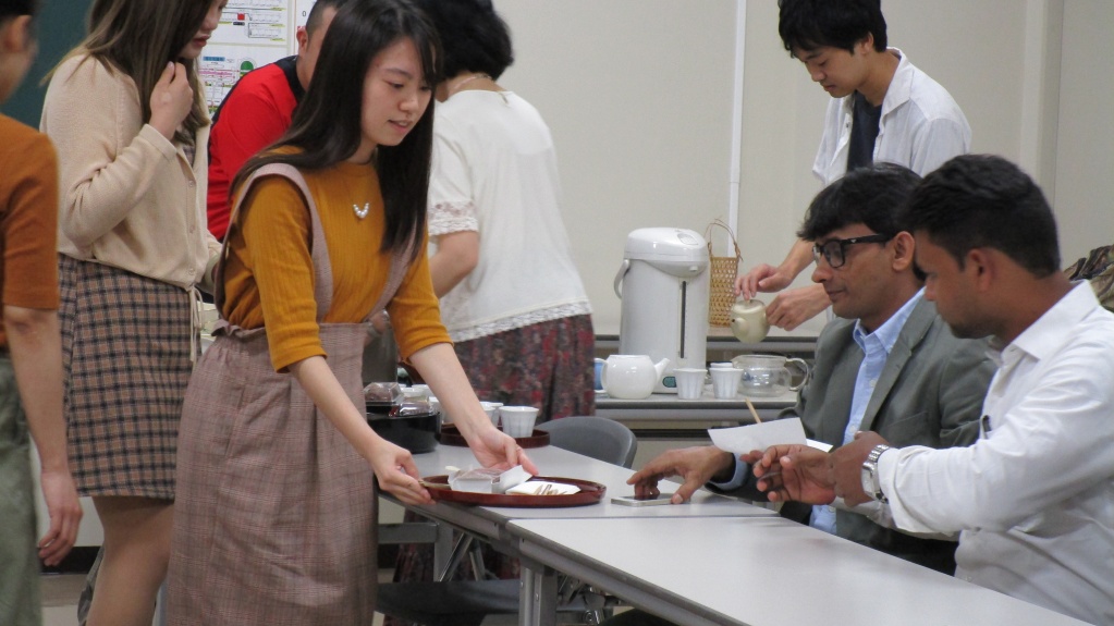 煎茶、抹茶体験