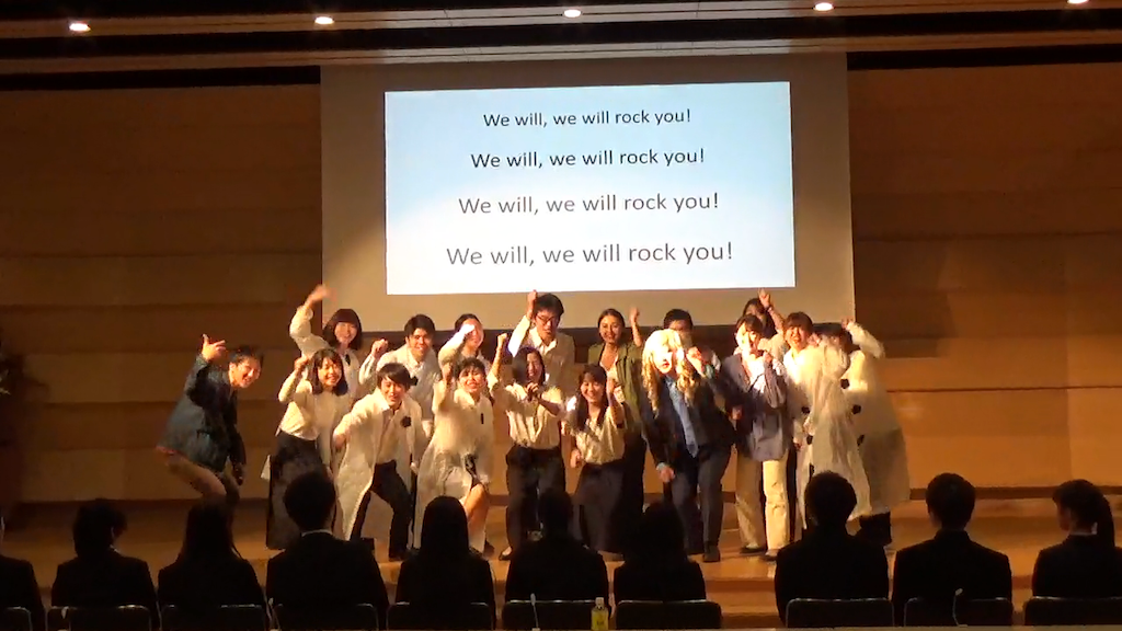 全員で盛り上げた We Will Rock You