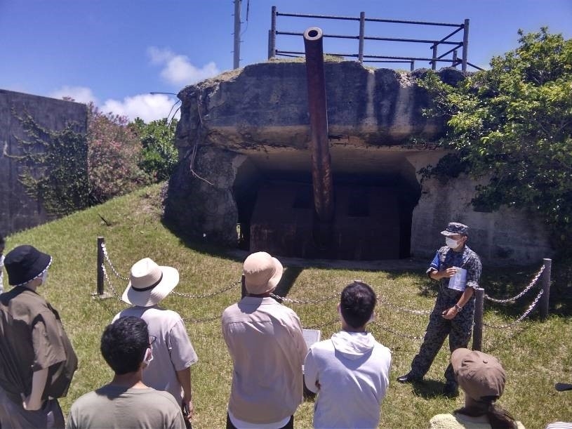 那覇基地にある太平洋戦争の遺物