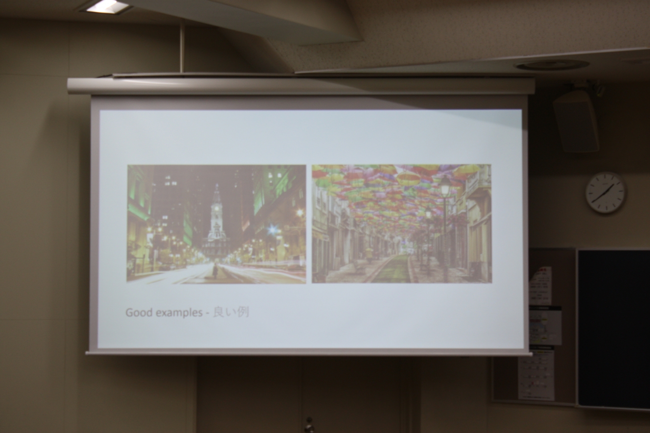 写真の撮り方についての資料
