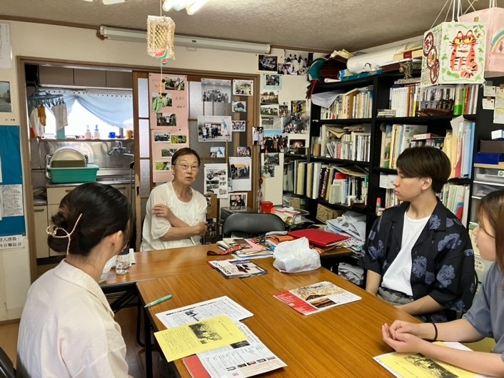 慎民子さんに団体の経緯、活動内容などを伺った。