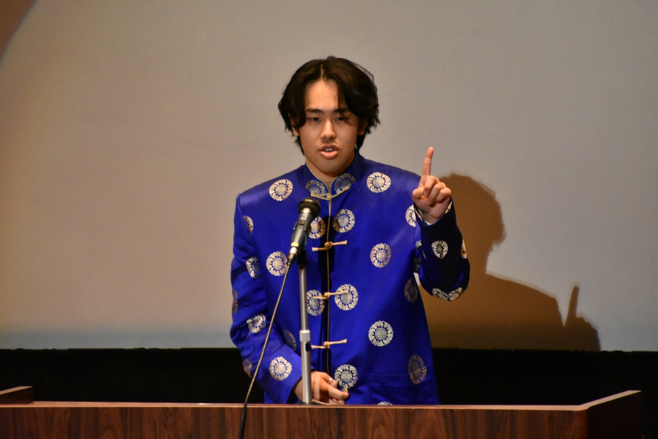 中国語3年 石毛太智さん