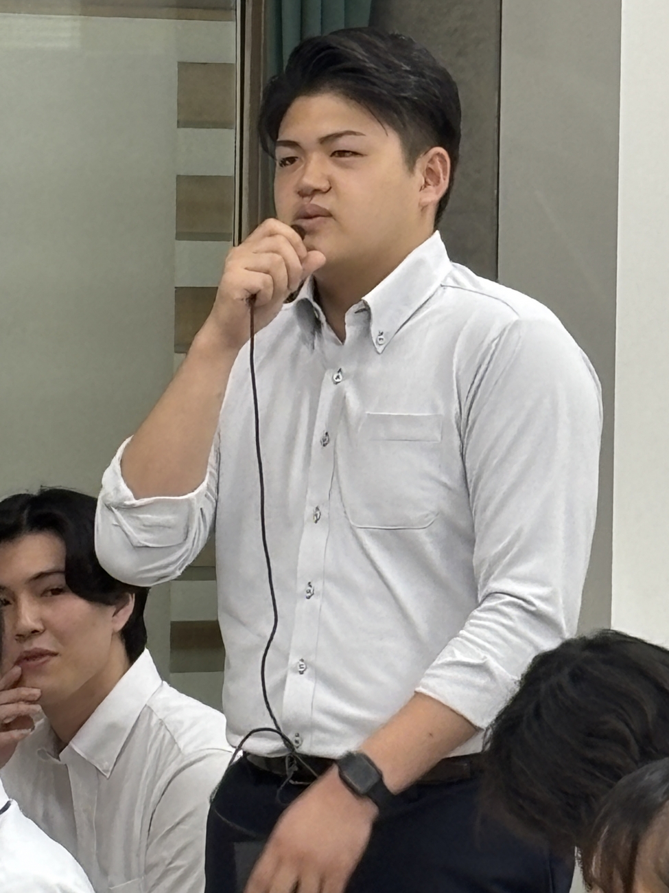 質問の部第1位　田﨑信吾さん