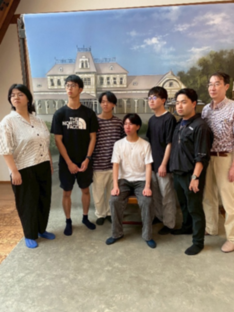 開拓村にて