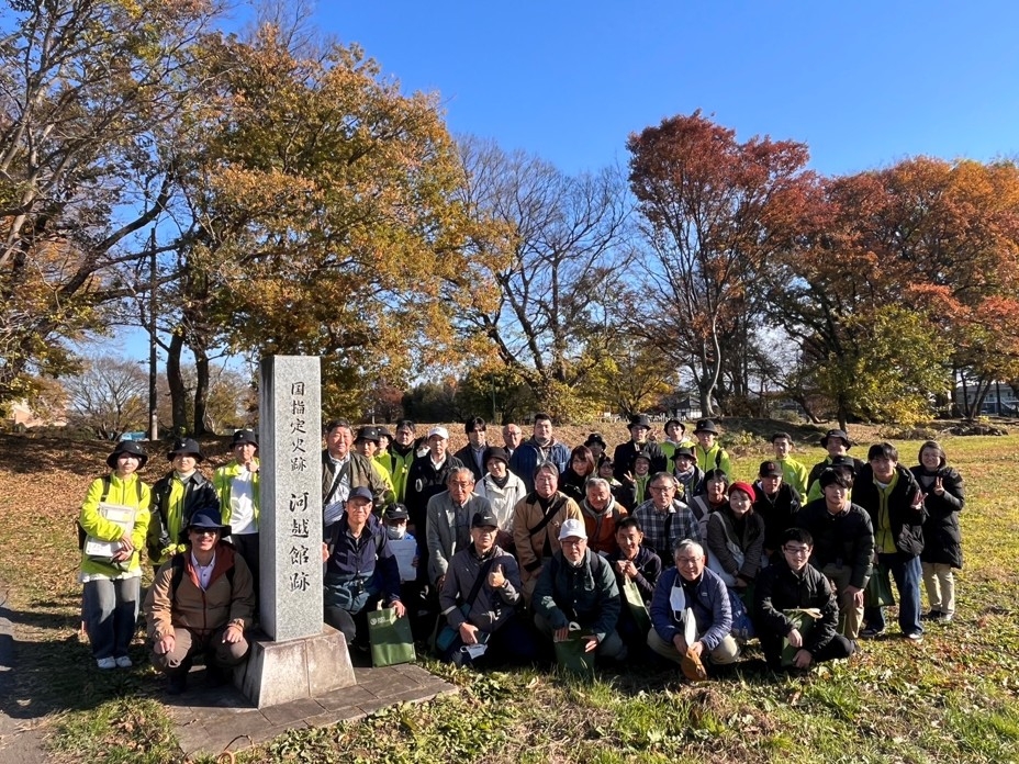 国指定史跡河越館跡にて