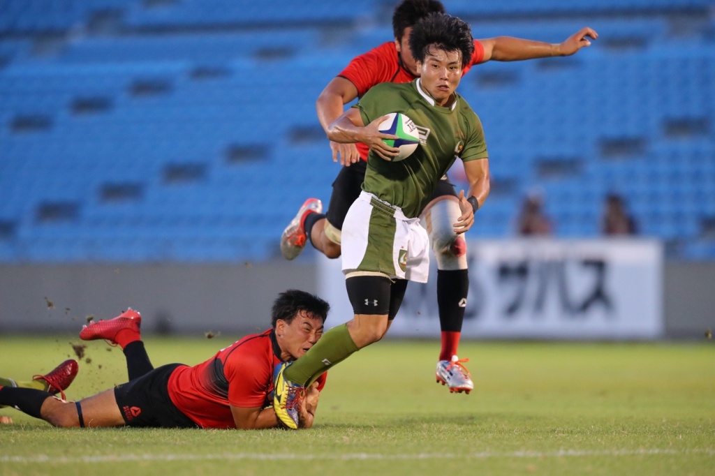川向瑛選手（ｽﾎﾟｰﾂ科4年 ※主将）
©JRFU 2016, photo by H.Nagaoka