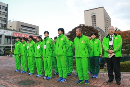 ゴール後の報告会