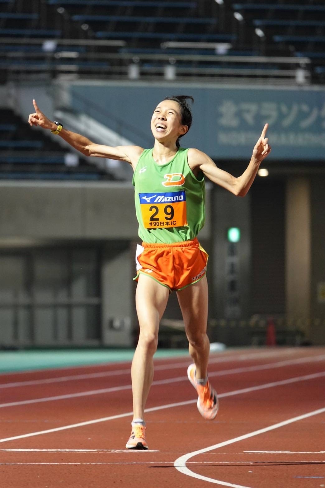 大会新記録で優勝を決めた鈴木優花選手。　©️Ikumi KODAMA