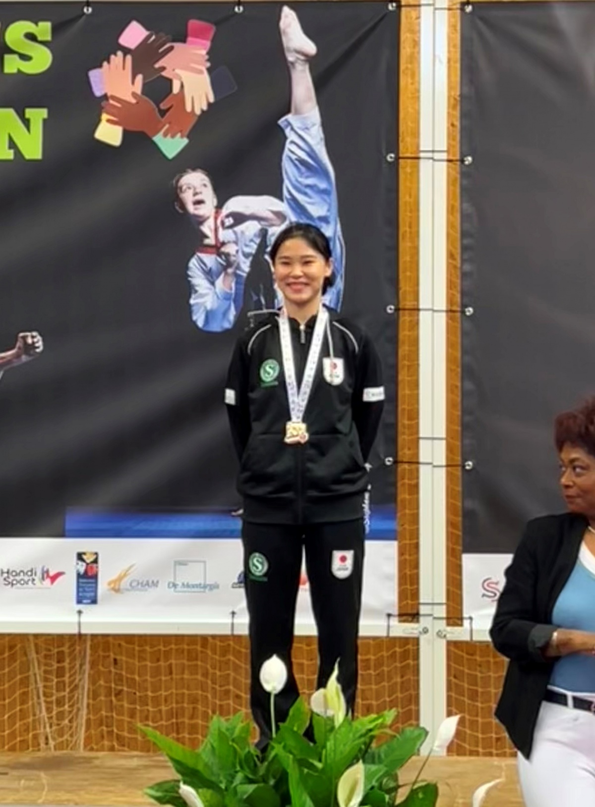 金メダルを獲得した村上智奈選手