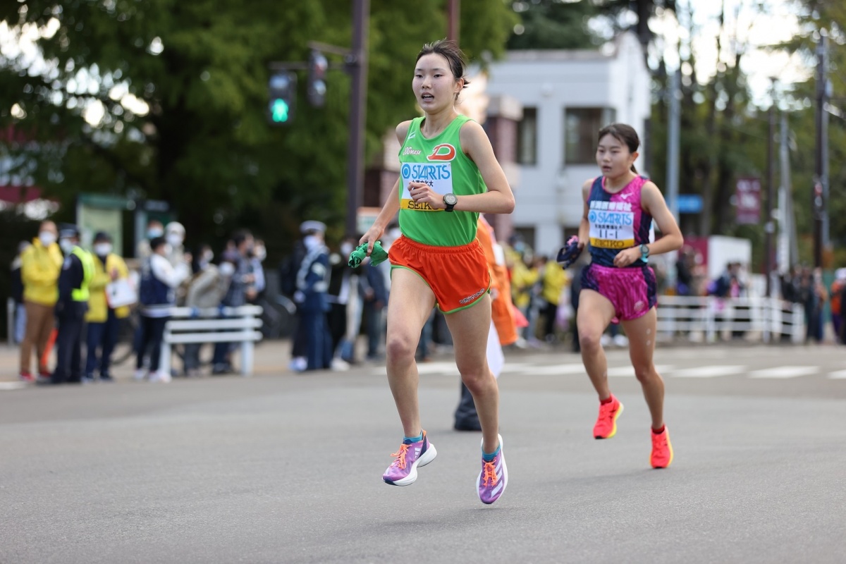 1区 川瀬真由選手　©Getsuriku