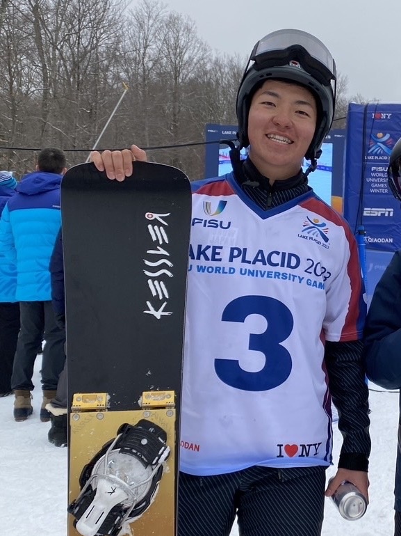 男子パラレル大回転、男子パラレル回転の2種目で入賞を果たした篠原琉佑選手