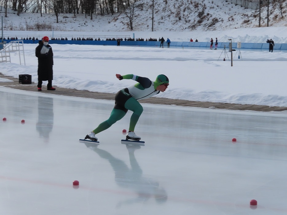 インカレ大会の松井菫也選手レース時写真