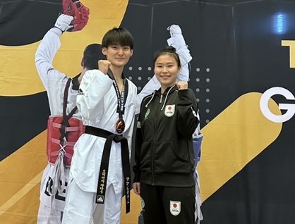 【左】森川亘選手、【右】村上智奈選手