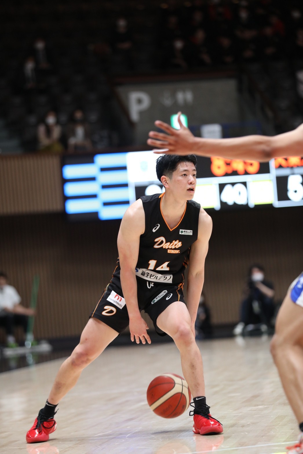 副キャプテンとしてチームを支える谷川海斗選手（スポーツ科・４年）