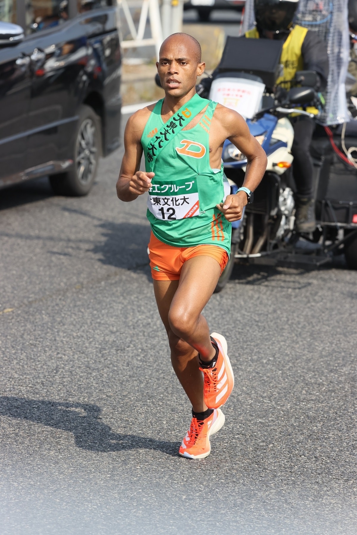 6区・ピーターワンジル選手　Ⓒ月刊陸上競技