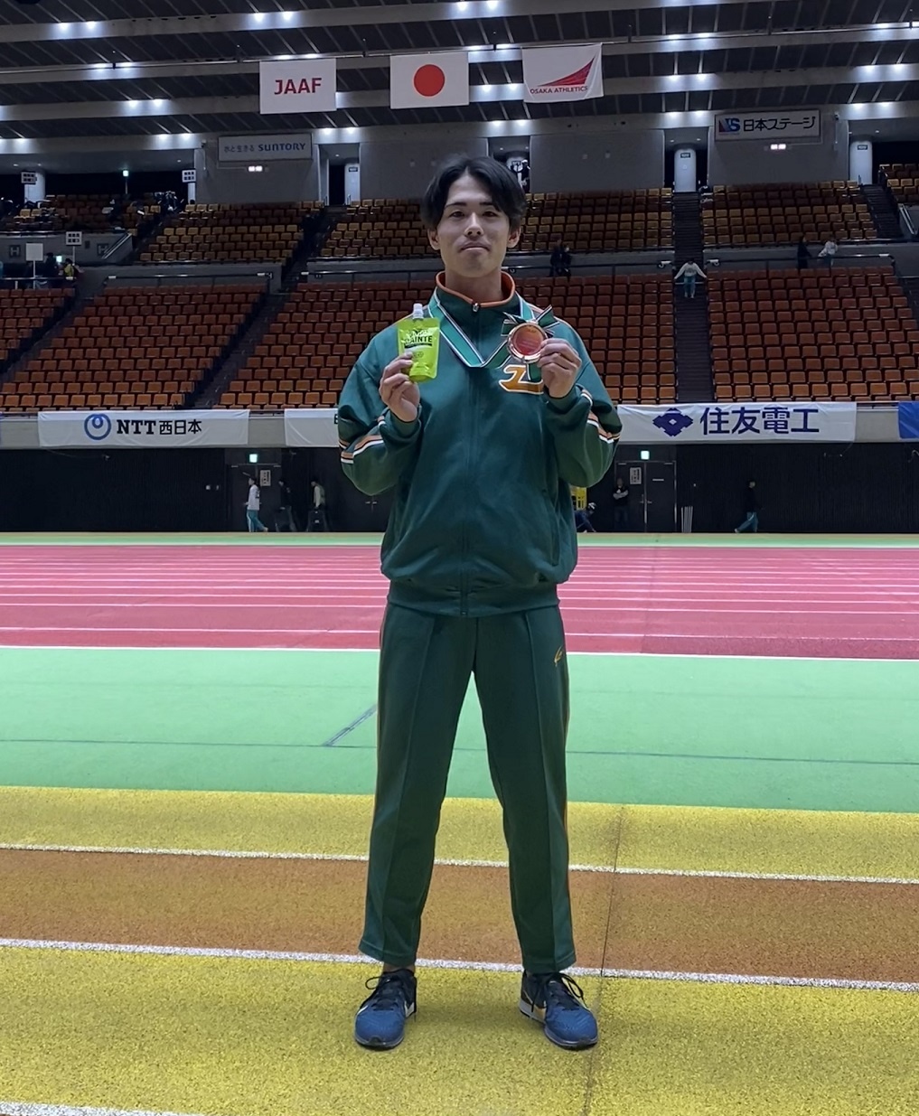 日本選手権男子60ｍで第3位になった守祐陽選手